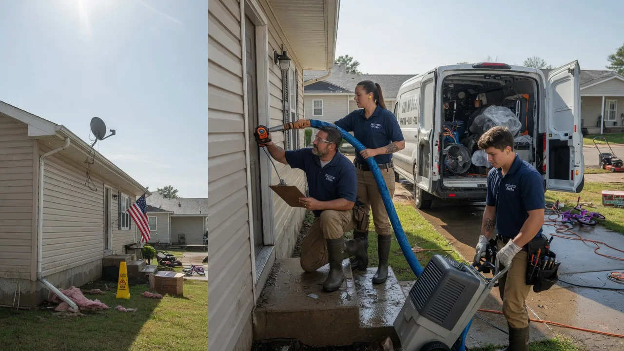 Ceiling Water Damage Restoration in Bradford, OH near me